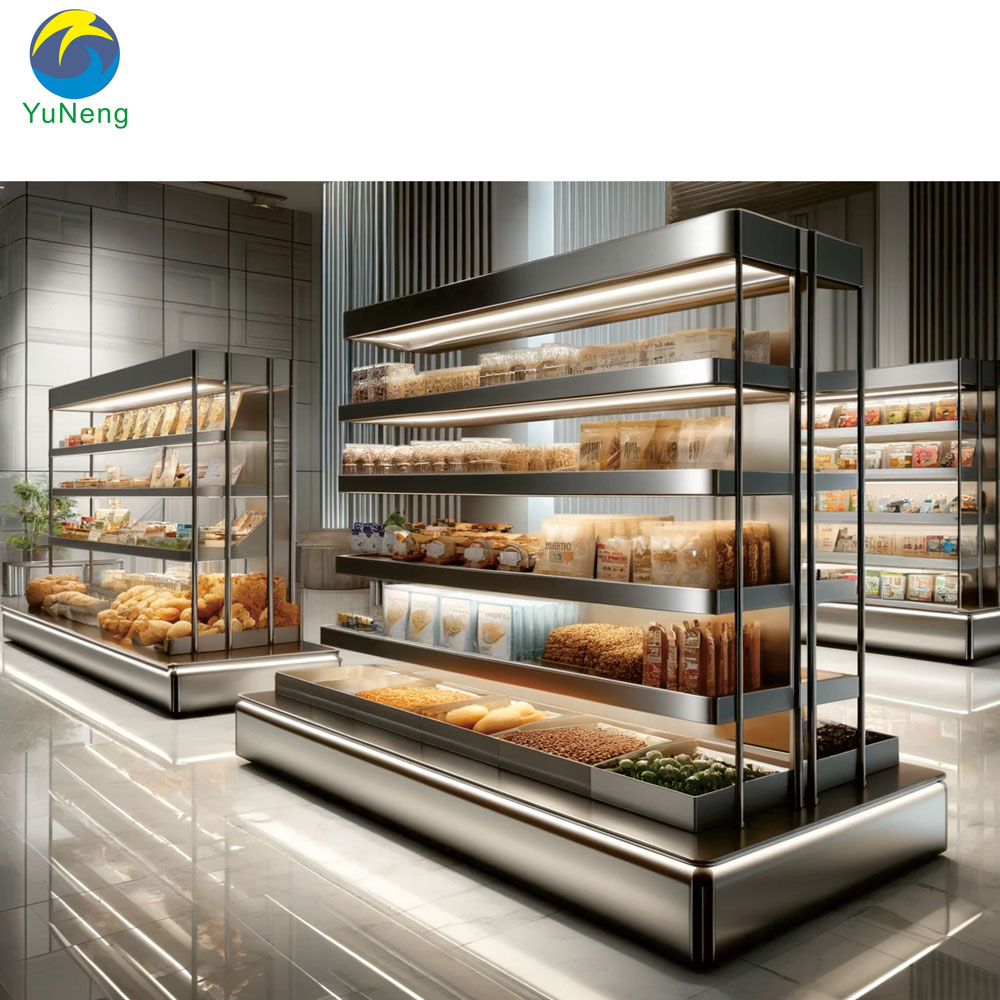 Présentoirs de snacks alimentaires