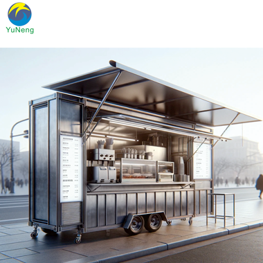 Customized outdoor booths Kiosks with wheels portable removable Turntable